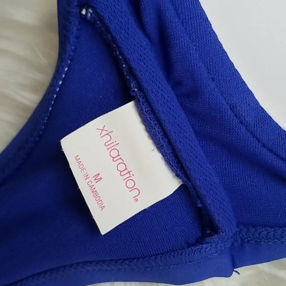 Xhilaration Royal Blue bikini top
